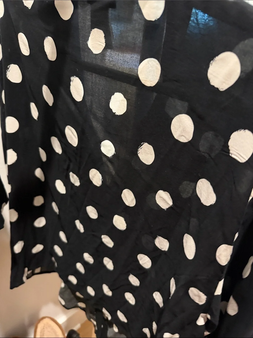 Kate Spade Polka Dot Short Sleeve Button-Up Top and Shorts Set - Black/White(bw)